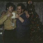 Roger and Dad Christmas 1971