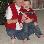 Jill and grandson, Isaiah, Christmas 2011