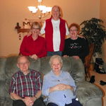 Jill was tired of always being the shortest sister - Christmas 2011
