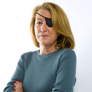 This is an undated image made available Wednesday Feb. 22, 2012 by the Sunday Times in London of journalist Marie Colvin. A French government spokeswoman on Wednesday identified two Western reporters killed in Syria as American war reporter Marie Colvin and French photojournalist Remi Ochlik .