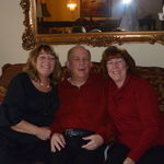 Christmas 2010 with sisters Nancy & Sally