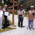 American Legion-- Dad made the signpost for their "mash" themed float in the parade