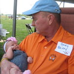 Pepaw Gary and his granddaughter, Aubrey. 9-11-11