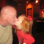 Pepaw Gary and his granddaughter, Addison. 12-24-2011
