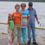 Dad and Mom with Shellie's girls, Abby and Anna, around Easter time probably 6 yrs ago or so.