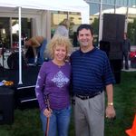 Alan with Jennie DeVoe, September, 2008