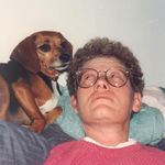 with Lucy Brown, hound of renown