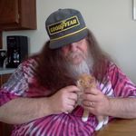 This is one of my favorite pictures, our friend Randy's new kitten and my love. I miss you so much!