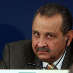 Shukri Ghanem, the Secretary of People's Committee of the National Oli Corporation of Libya listens on, during the closing joint press conference of the energy meeting of the Group of Eight (G8) industrialized countries in Rome, Monday, May 25, 2009. 