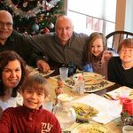 Tony at the Alexander's home for Christmas