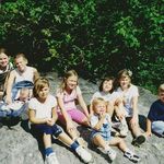 Hiking in Vermont with brother, sister, and cousins!