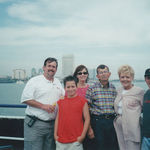 Betty & Joe visiting downtown San Diego, CA around 2000.