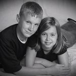 Jesse and his sister Hannah (2009)