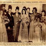 Post & Courier Wedding Picture 1942
