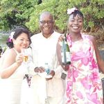 At the Kauai Beach wedding of Thomas & Rubi Meeks..