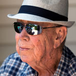 Dad loved his new "hip" hat.