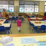 4/6/09 - our daughter, Adara's first day @ Small Wonders, Alanis in the background.