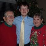 Kevin with Grama and Grampa