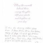 Grana Tate & Family card inside
