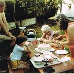 A picnic style meal demonstrating Craig's comment about Open House.