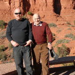 Raphael and his Son.  Sedona 2008