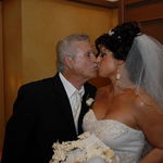 TERRY & DAUGHTER GINA AT HER WEDDING DAY