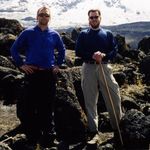 Ross and Jim Zilinski climbing Mt. Kilimanjaro 
