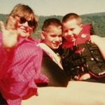 Phyllis and grandsons Tony and Nick
Bass Lake