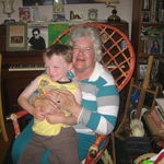 Lydia and her nephew Andre'.