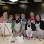 We always had the best time doing things.  Sheila was quite a painter.