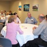 Alan enjoying a dinner with other volunteers of the St. Charles Community College Adult Education & Literacy program. Alan truly cared for the students in our program. We will miss his smile.