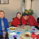 Grandma's Bday with Tio Morris and Tio Richard