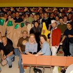 Front and Center, the heart of the Lucas Bowling League. What a teammate!