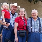 Fred, Amanda, Kiley Jo, Cash and Grandpa Ward