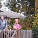 Nana and Pa on their back porch.
Late 2011