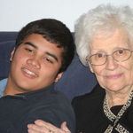 grandma and grandkids