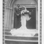 Austin and Rosella on their wedding day, Nov. 4, 1942