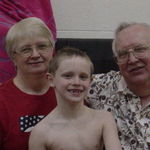 Grandpa and Busia with Brett