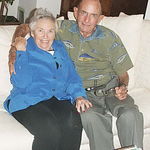 with brother John