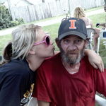 Kisses for Grandpa