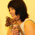 Sandy with a four legged friend at a puppy class.
