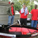 Kyle and his Team at the 2010 SNAME Boat Design Challenge