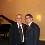 Jeff and Brian at Brian's wedding.