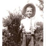 A real cowboy age 7 growing up in West Virginia