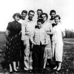 Family photo in 1950's showing Orman's parents and siblings.