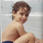 Baby Josh on the beach 1993