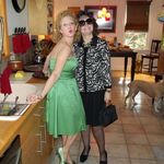 E dressed as Jackie O.  She fit the bill very well!