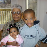 Grand-Nan with her great-grands Camdyn and Jaden