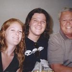 Grandkids, Melissa & Jimmy w/Grandpa