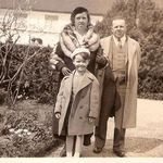 1934 - Dad with parents at George Washington's home in Mt. Vernon